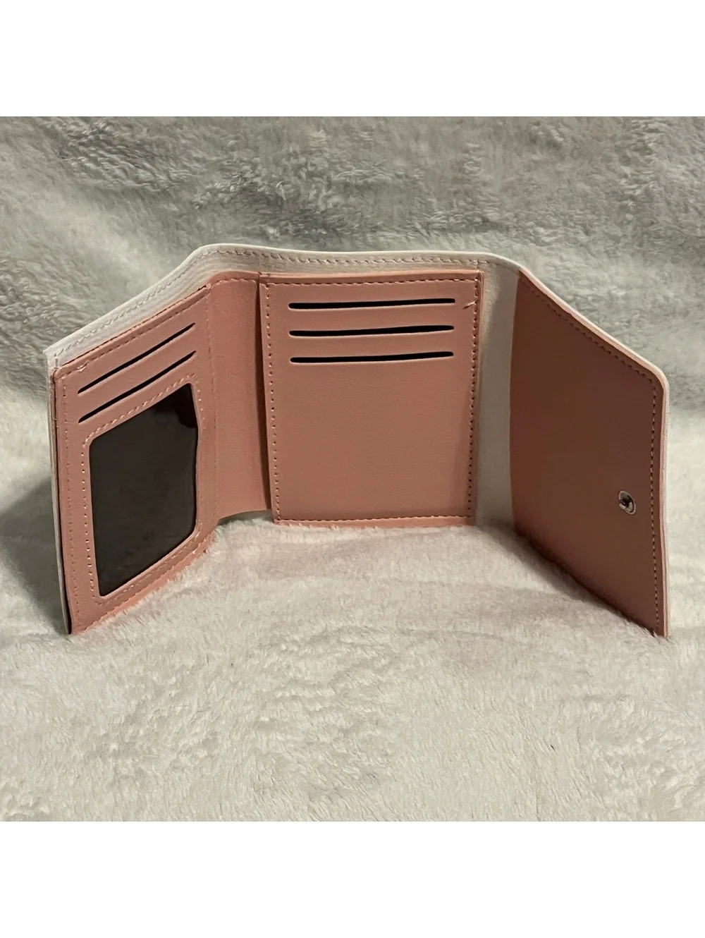 Floral Green capybara trifold wallet